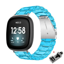 Load image into Gallery viewer, Transparent Resin Fitbit Band For Versa 3 / 4 - Sense 1 / 2  - 10 color options Axios Bands