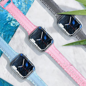 Transparent Silicone Apple Watch Bands - 5 color options 38mm - 49mm Axios Bands