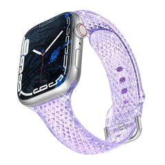 Transparent Silicone Apple Watch Bands - 5 color options 38mm - 49mm -