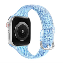 Transparent Silicone Apple Watch Bands - 5 color options 38mm - 49mm -