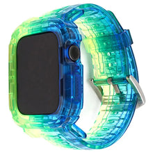 Load image into Gallery viewer, Transparent Silicone Case + Strap for Apple Watch Band - 26 Colors Axios Bands
