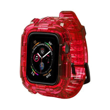 Load image into Gallery viewer, Transparent Silicone Case + Strap for Apple Watch Band - 26 Colors Axios Bands
