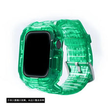 Load image into Gallery viewer, Transparent Silicone Case + Strap for Apple Watch Band - 26 Colors Axios Bands
