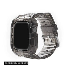 Load image into Gallery viewer, Transparent Silicone Case + Strap for Apple Watch Band - 26 Colors Axios Bands
