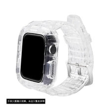 Load image into Gallery viewer, Transparent Silicone Case + Strap for Apple Watch Band - 26 Colors Axios Bands
