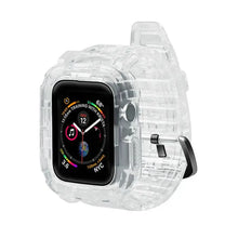 Load image into Gallery viewer, Transparent Silicone Case + Strap for Apple Watch Band - 26 Colors Axios Bands
