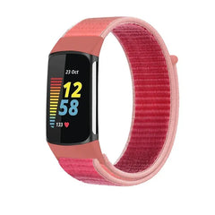 Velcro Fitbit Band For Charge 5 & 6 - 11 color options -