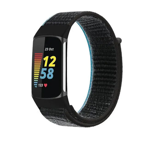 Velcro Fitbit Band For Charge 5 & 6 - 11 color options - 