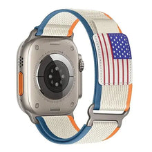 Load image into Gallery viewer, Velcro Nylon Fabric Apple Watch -19 Color Options 38mm - 49mm Axios Bands
