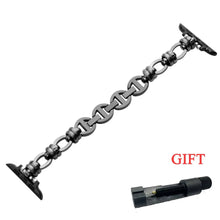 Load image into Gallery viewer, Women Charm Metal Link Strap for Apple Watch Band Axios Bands
