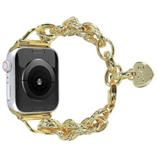 Load image into Gallery viewer, Women Charm Metal Link Strap for Apple Watch Band Axios Bands
