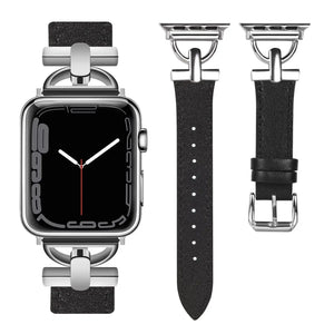 Women Slim Leather Wristband Strap for Apple Watch Band - 18 Colors Axios Bands