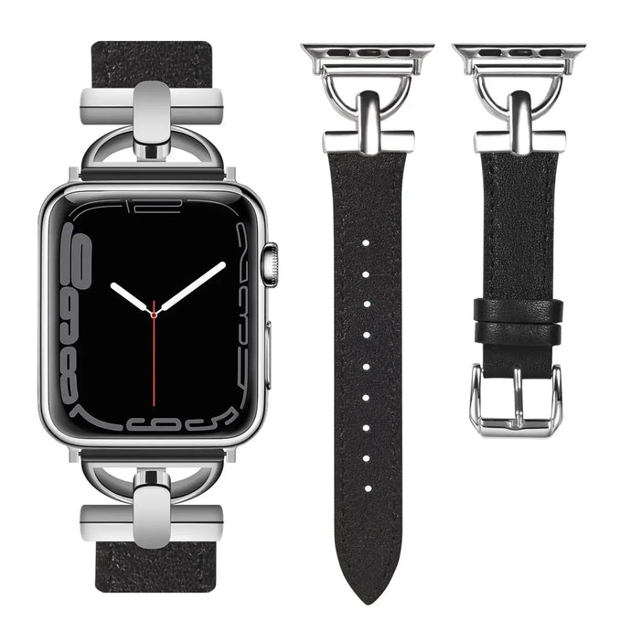 Women Slim Leather Wristband Strap for Apple Watch Band - 18 Colors Axios Bands
