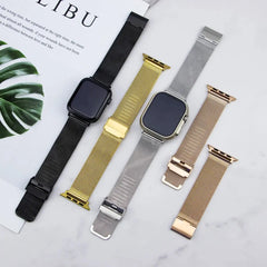 Women's Metal Wrist Strap for Apple Watch 38mm to 49mm - 5 Colors - 