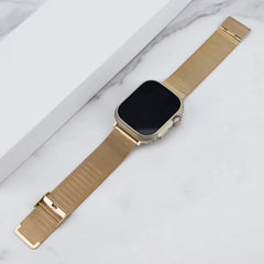 Women's Metal Wrist Strap for Apple Watch 38mm to 49mm - 5 Colors - 