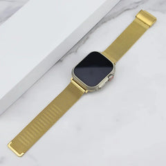 Women's Metal Wrist Strap for Apple Watch 38mm to 49mm - 5 Colors - 