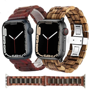Wooden Apple Watch Bands - 10 color options 38mm - 49mm Axios Bands