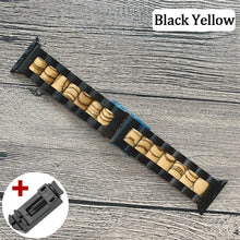 Load image into Gallery viewer, Wooden Apple Watch Bands - 10 color options 38mm - 49mm Axios Bands