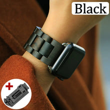 Load image into Gallery viewer, Wooden Apple Watch Bands - 10 color options 38mm - 49mm Axios Bands