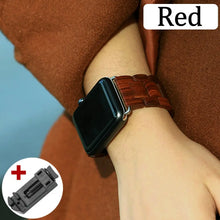 Load image into Gallery viewer, Wooden Apple Watch Bands - 10 color options 38mm - 49mm Axios Bands
