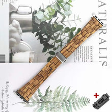 Load image into Gallery viewer, Wooden Apple Watch Bands - 10 color options 38mm - 49mm Axios Bands
