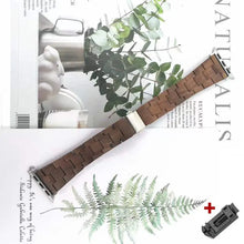 Load image into Gallery viewer, Wooden Apple Watch Bands - 10 color options 38mm - 49mm Axios Bands