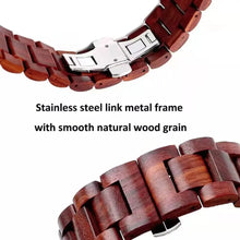 Load image into Gallery viewer, Wooden Apple Watch Bands - 10 color options 38mm - 49mm Axios Bands