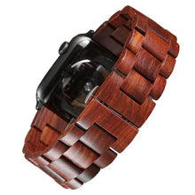 Load image into Gallery viewer, Wooden Apple Watch Bands - 10 color options 38mm - 49mm Axios Bands