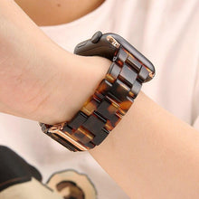 Load image into Gallery viewer, Lbiaodia - Resin & Metal Apple Watch Bands - 10 Color Options - 38mm, 40mm, 42mm, 44mm